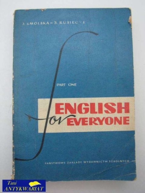 ENGLISH FOR EVERYONE