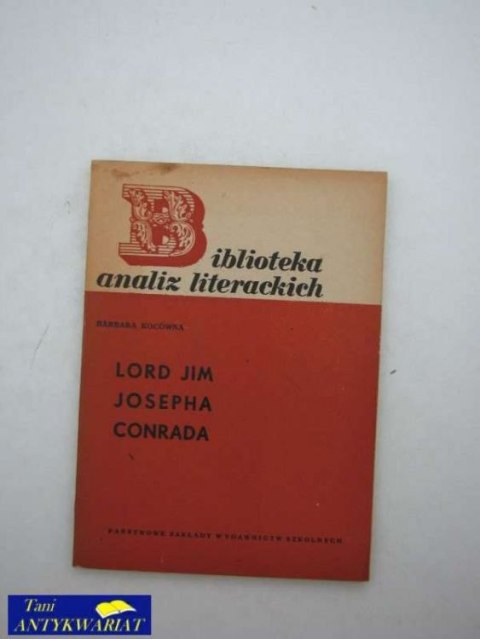 LORD JIM JOSEPHA CONRADA