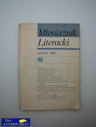MIESIĘCZNIK LITERACKI czerwiec nr 6(200)