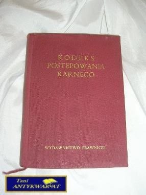 KODEKS POSTĘPOWANIA KARNEGO