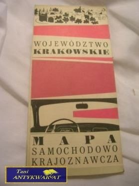 WOJEWÓDZTWO KRAKOWSKIE MAPA SAMOCHODOWA