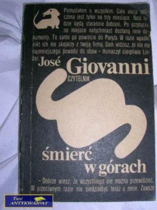 ŚMIERĆ W GÓRACH- Jose GIOVANNI