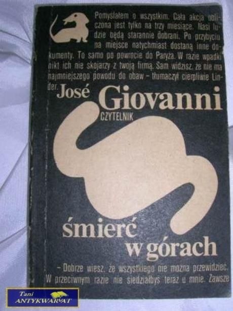 ŚMIERĆ W GÓRACH- Jose GIOVANNI