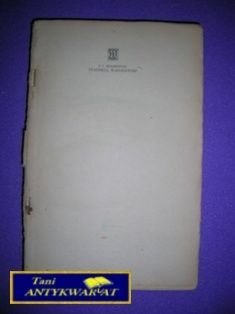 STAROSTA WARSZAWSKI - I. Kraszewski