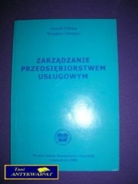 ZARZĄDZENIE PRZEDSIĘBIORSTWEM USŁUGOWYM