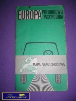 EUROPA POŁUDNIOWO-WSCHODNA - MAPA SAMOCHODOWA