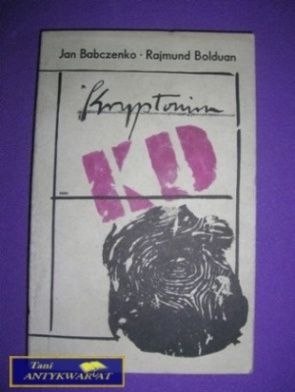 KRYPTONIM KD - J. Babczenko R. Bolduan