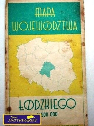 MAPA WOJEWÓDZTWA ŁÓDZKIEGO