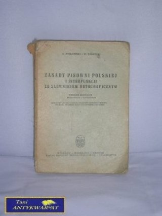 ZASADA PISOWNI POLSKIEJ I INTERPUNKCJI..