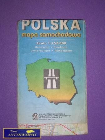 POLSKA MAPA SAMOCHODOWA
