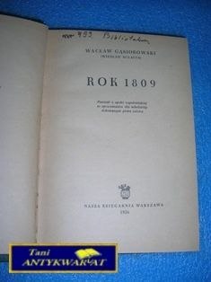 ROK 1809 - W. Gąsiorowski