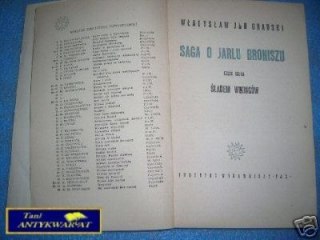 SAGA O JARLU BRONISZU (T.II - ŚLADEM WIKINGÓW)