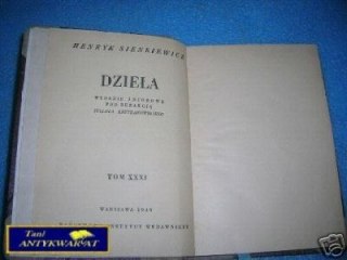 BEZ DOGMATU TOM III - H.Sienkiewicz