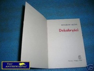DEKABRYŚCI - B.Mucha
