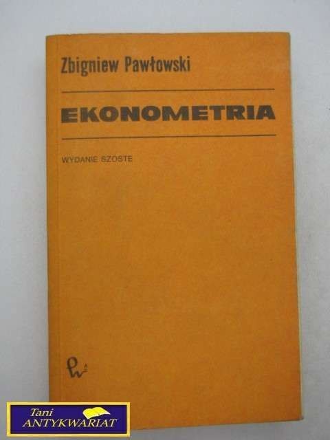 EKONOMETRIA Z. Pawłowski