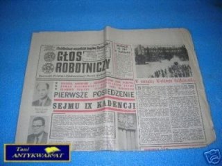 GŁOS ROBOTNICZY NR.25912586 07.11.1985 R.
