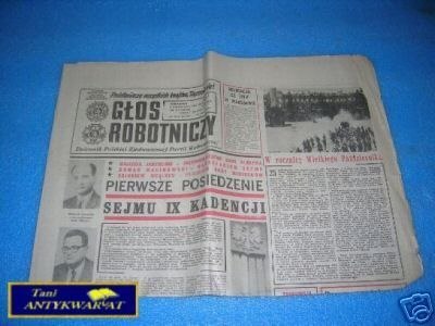GŁOS ROBOTNICZY NR.25912586 07.11.1985 R.