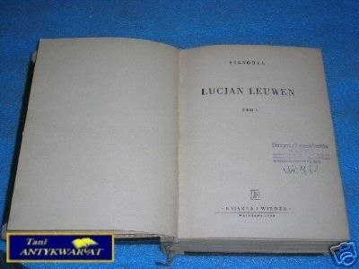 LUCJAN LEUWEN TOM I - Stendhal