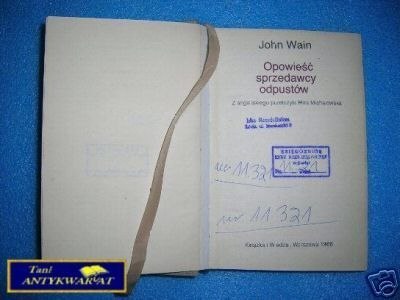 OPOWIEŚĆ SPRZEDAWCY ODPUSTÓW - J.Wain