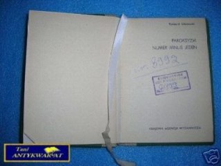 PAROKSYZM NUMER MINUS JEDEN - R. Głowacki