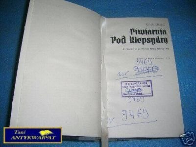 PIWIARNIA POD KLEPSYDRĄ - I. Guro