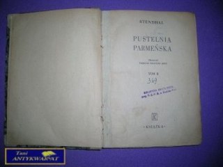 PUSTYNIA PARMEŃSKA TOM 2 - Stendhal