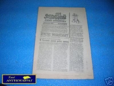 SOLIDARNOŚĆ ZIEMI ŁÓDZKIEJ ROK II NR.2538 26.0