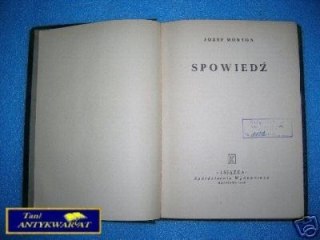 SPOWIEDŹ - J.Morton