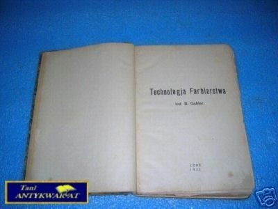 TECHNOLOGIA FARBIARSTWA - B.Gabler