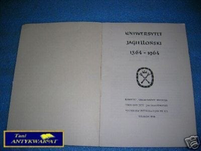 UNIWERSYTET JAGIELLOŃSKI 1364-1964