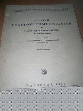 ZBIÓR TEKSTÓW POMOCNICZYCH DO NAUKI JĘZYKA...