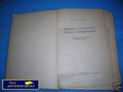ZWIĘZŁA GRAMATYKA JĘZYKA NIEMIECKIEGO - W.Dewit