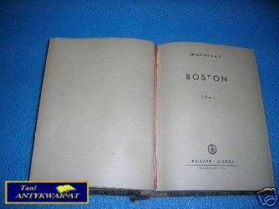 BOSTON TOM I - U. Sinclair