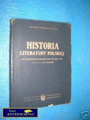 HISTORIA LITERATURY POLSKIEJ - J.Pietrusiewiczowa