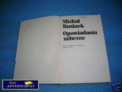 OPOWIADANIA ZEBRANE - M.Rusinek