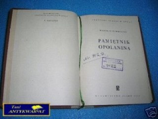 PAMIĘTNIK OPOLANINA - W. Wawrzynek