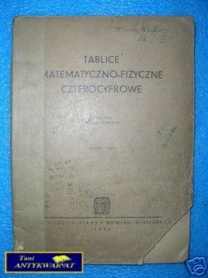 TABLICE MATEMATYCZNO-FIZYCZNE CZTEROCYFROWE