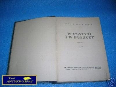W PUSTYNI I W PUSZCZY TOM I - H.Sienkiewicz