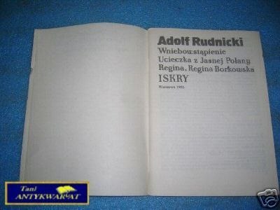 WNIEBOWSTĄPIENIE, UCIECZKA Z JASNEJ POLANY.- A.Ru