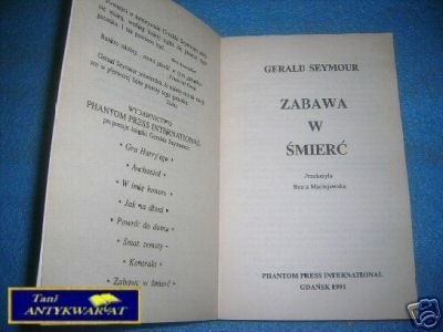 ZABAWA W ŚMIERĆ - G. Seymour