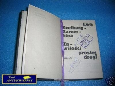 ZAWIŁOŚCI PROSTEJ DROGI - E. Szelburg - Zarembin