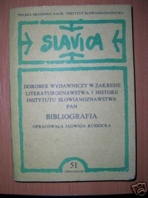 DOROBEK WYDAWNICZY W ZAKRESIE LITERATUROZNAWS