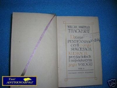 DZIEJE PENDENNISA TOM II - W.M. Makepeace