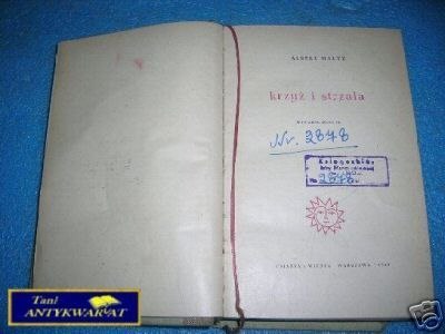 KRZYŻ I STRZAŁA - A.Maltz