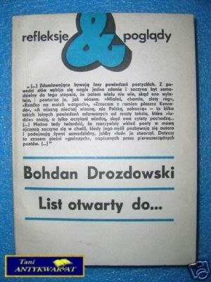 LIST OTWARTY DO ... - B.Drozdowski