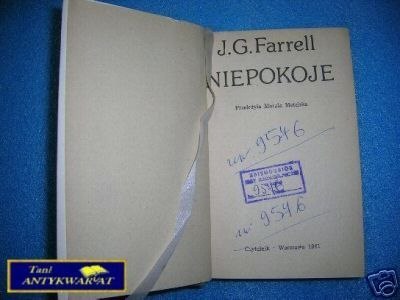 NIEPOKOJE - J.G.Farrell