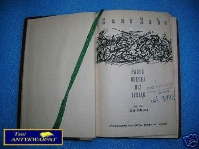 PADŁO WIĘCEJ NIŻ TYSIĄC - H.Habe