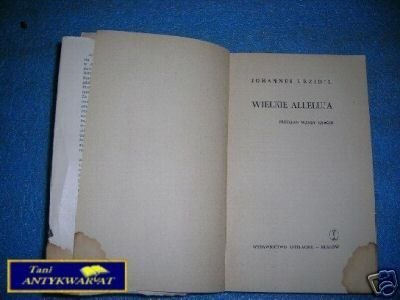 WIELKIE ALLELUJA - J.Urzidil