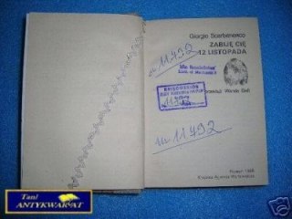 ZABIJĘ CIĘ 12 LISTOPADA - G. Scerbanenco