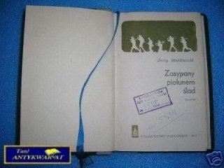 ZASYPANY PIOŁUNEM ŚLAD - J.Mańkowski